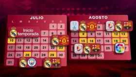 El calendario del Madrid para la pretemporada
