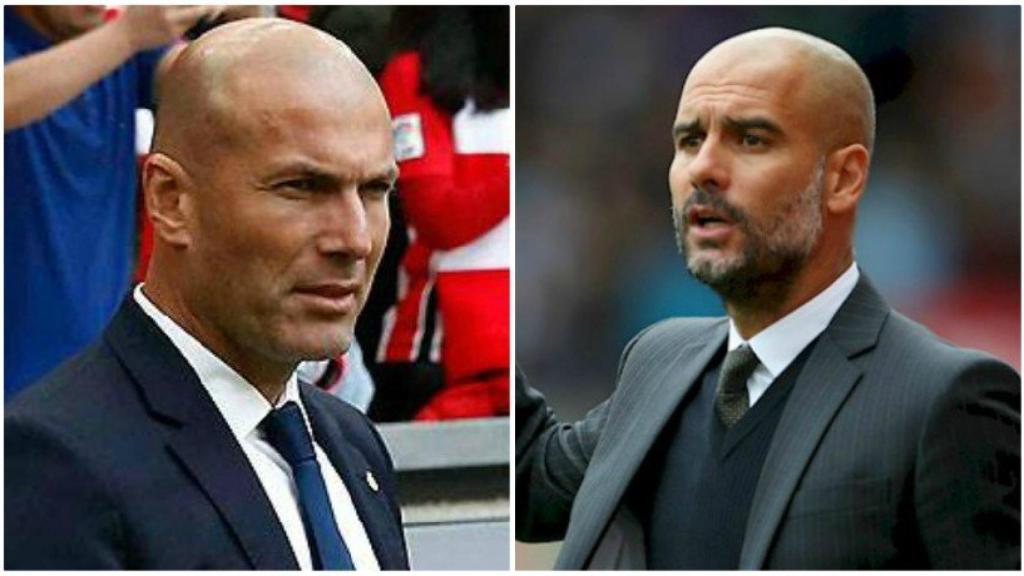 Zinedine Zidane y Guardiola