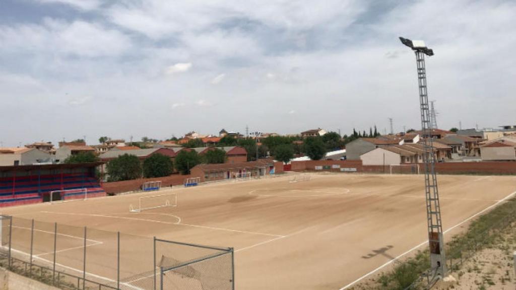 Campo de fútbol de La Puebla de Montalbán.