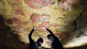 Interior de la Cueva de Altamira.