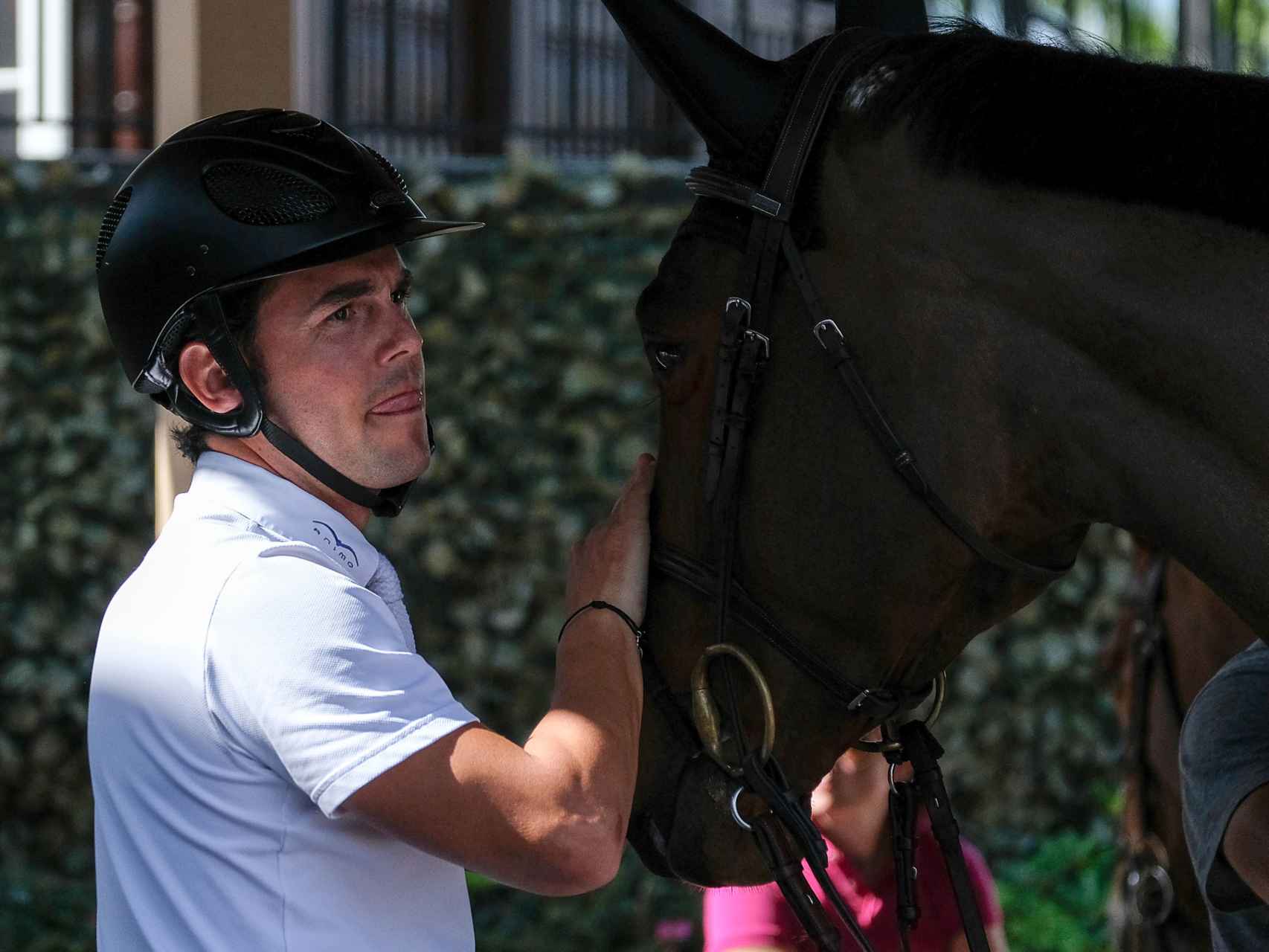 Sergio Álvarez se dedica también  a la cría de caballos.