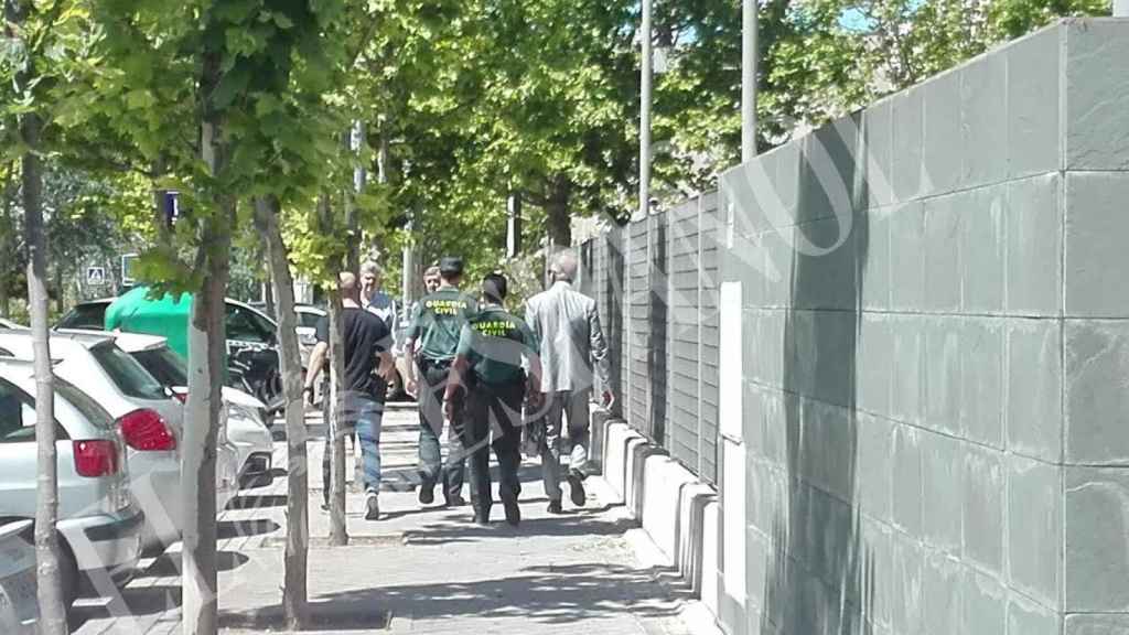 La Guardia Civil durante la opación del 'Caso Evasión'