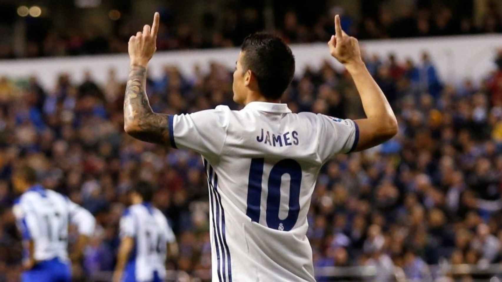 James dedica su gol