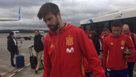 Piqué con la Selección. Foto: sefutbol.com