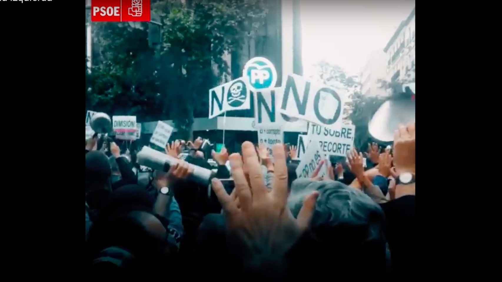 Fotograma del vídeo promocional del congreso del PSOE.