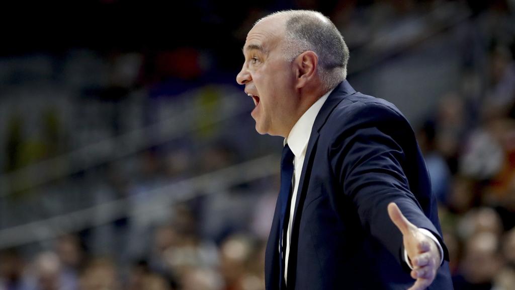 Pablo Laso durante las semifinales contra Unicaja.