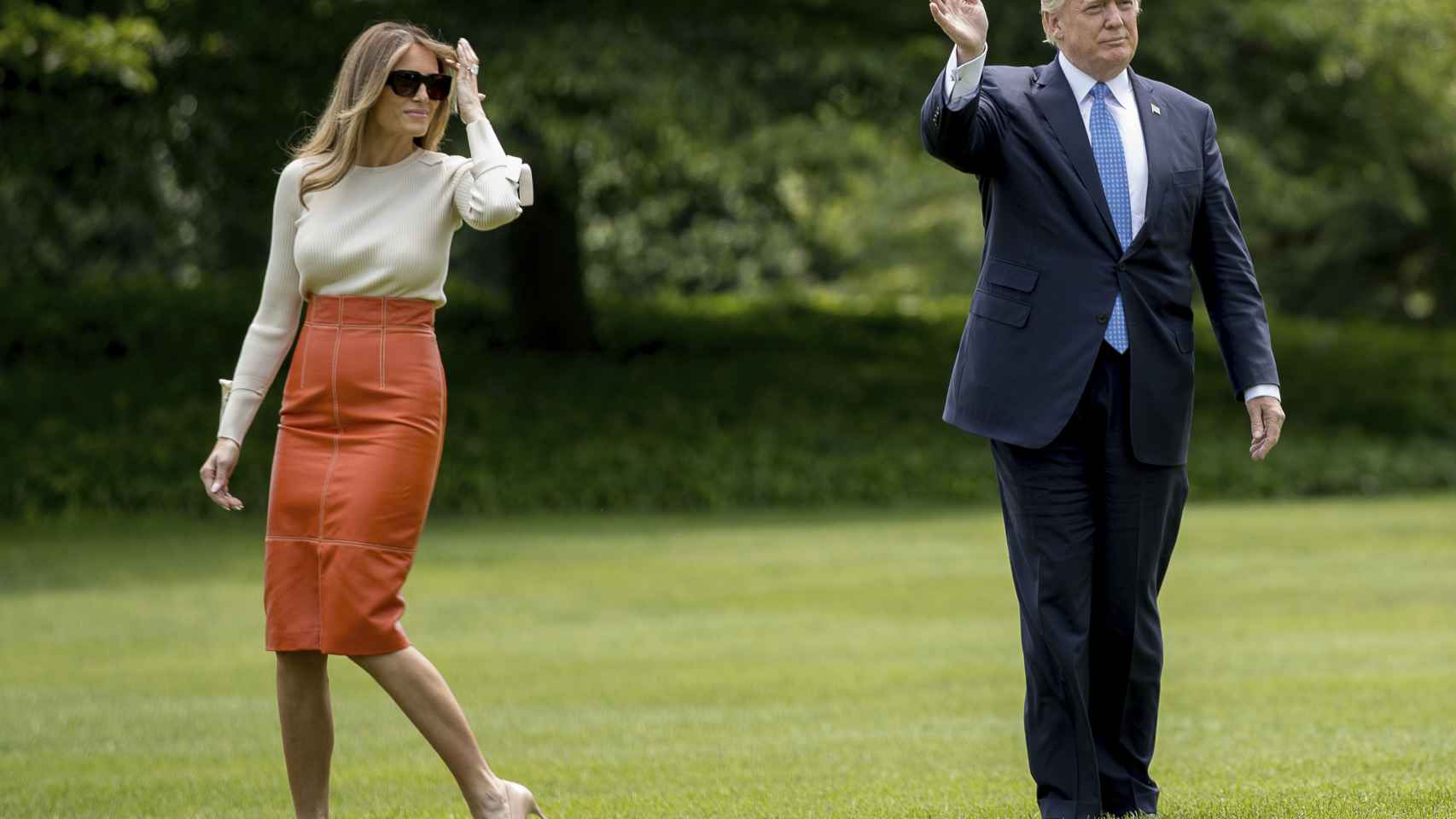 Melania Trump podría haber sido desleal a su marido, el presidente de Estados Unidos.