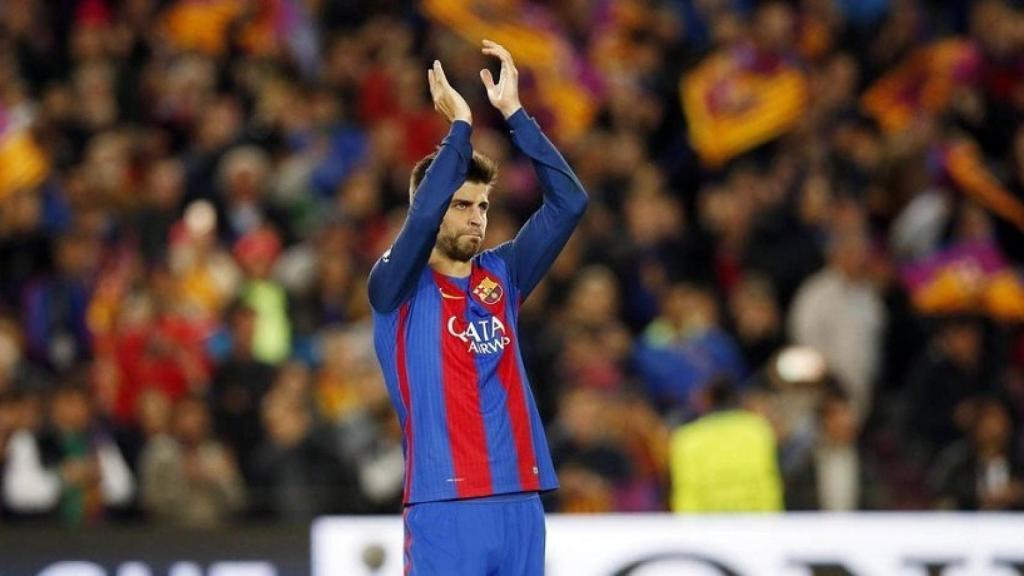 Piqué, tras la eliminación frente a la Juventus. Foto: Twitter (@FCBarcelona_es)