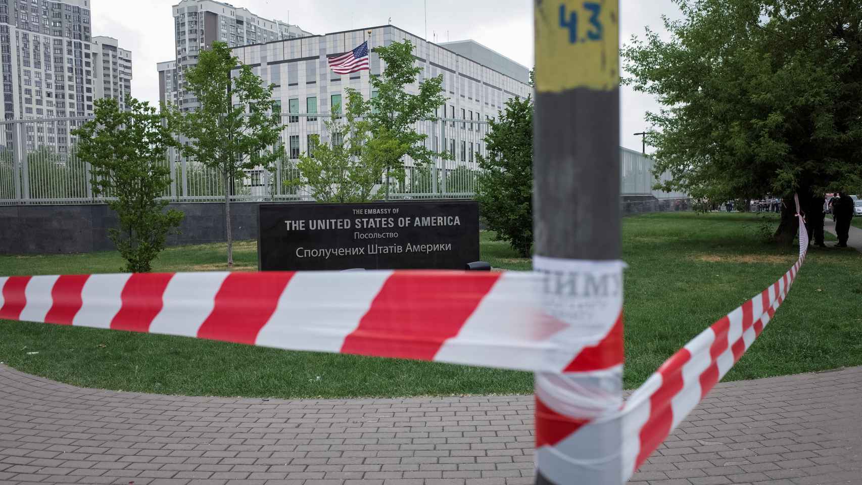 Embajada de EEUU en Kiev.