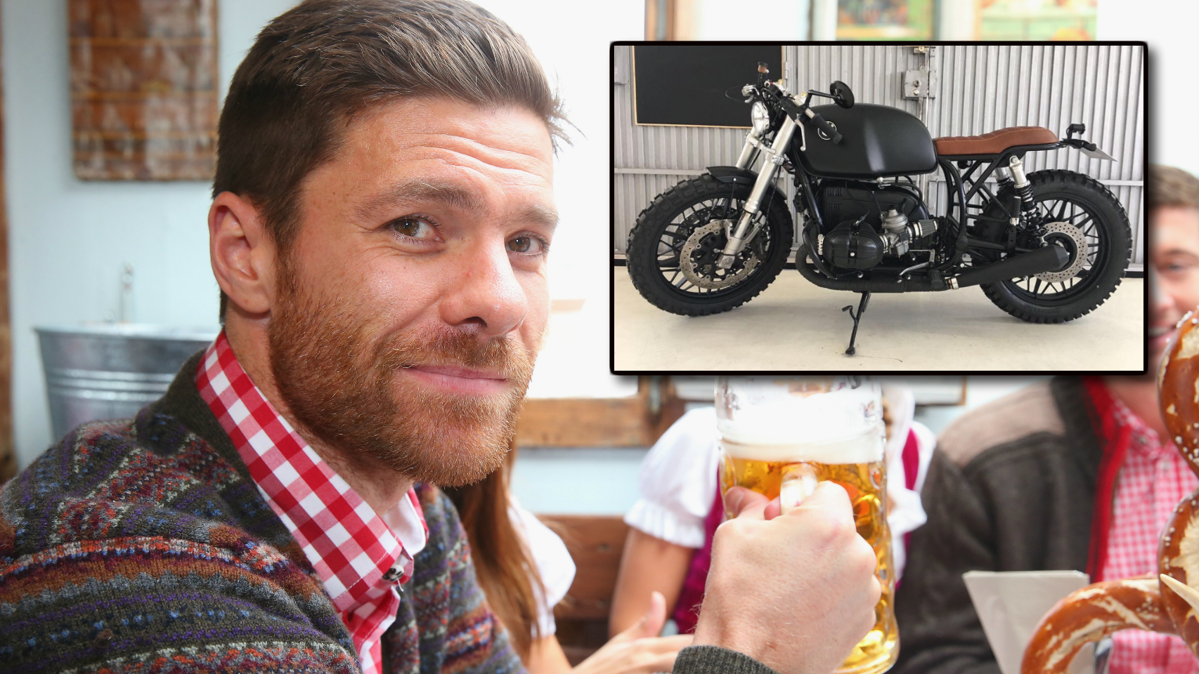 Xabi Alonso se regala una BMW R100 customizada por su retirada