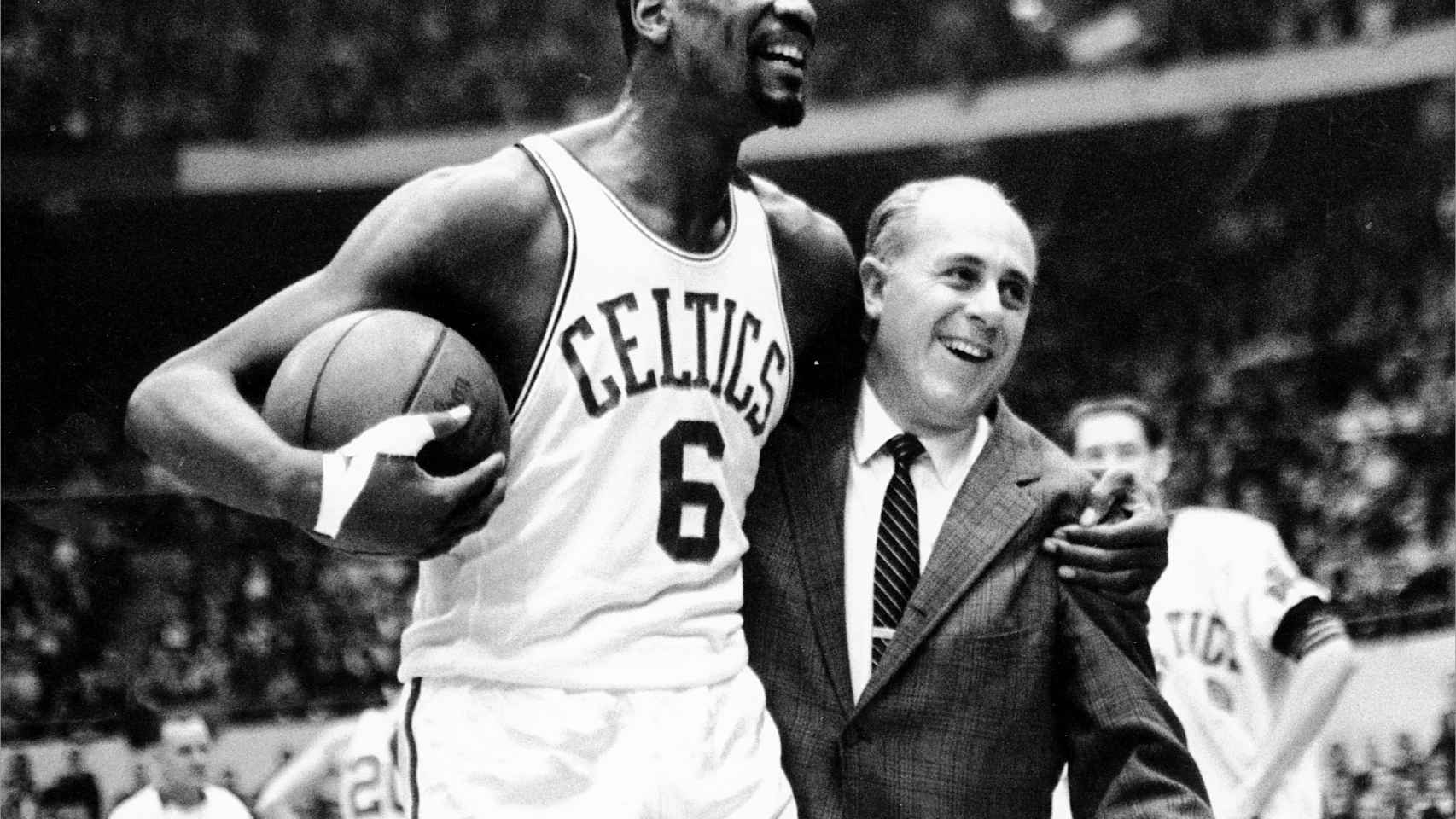 Bill Russell y Red Auerbach.