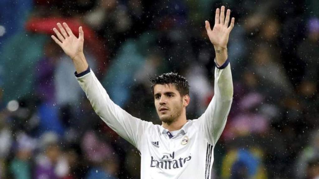 Álvaro Morata, en un partido de esta temporada.