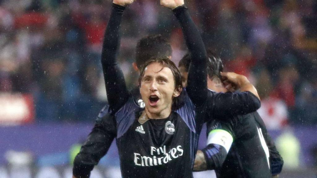 Modric, eufórico tras el pase a la final