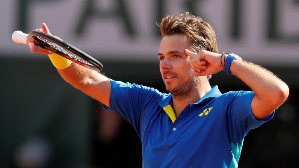 Wawrinka, tras ganar a Murray en Roland Garros.