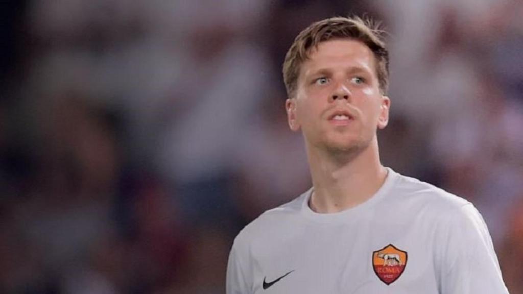 Szczesny durante un partido. Foto: asroma.com