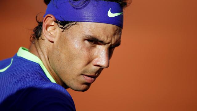 Nadal, durante un encuentro en Roland Garros