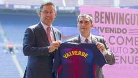 Presentación de Ernesto Valverde con el FC Barcelona (Foto: fcbarcelona.es)