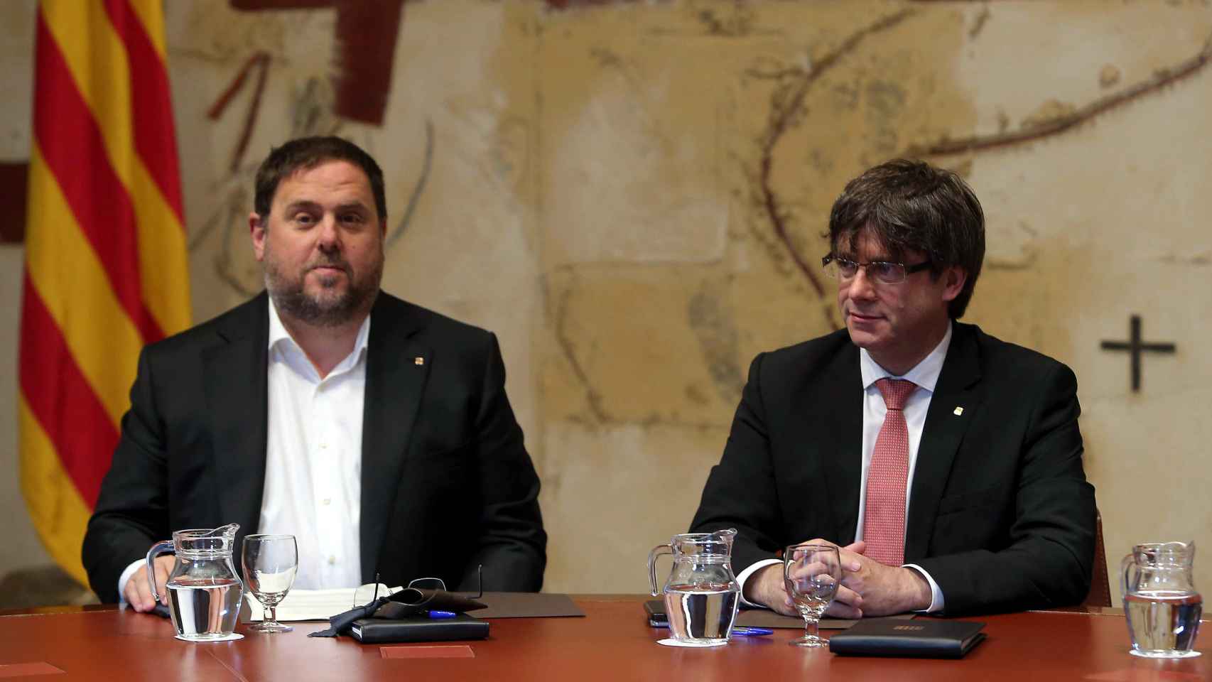 Oriol Junqueras y Carles Puigdemont, en una imagen de archivo.