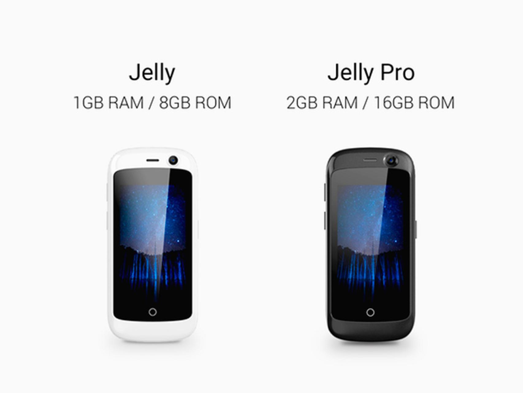 Jelly, el móvil 4G con Android 7 más pequeño del mundo