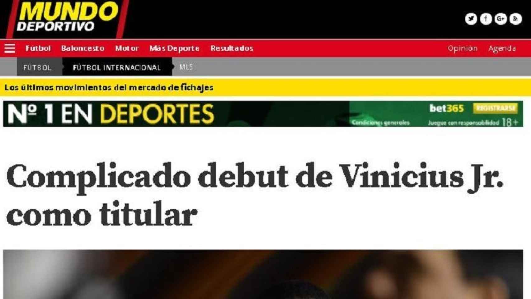 Noticia de Mundo Deportivo