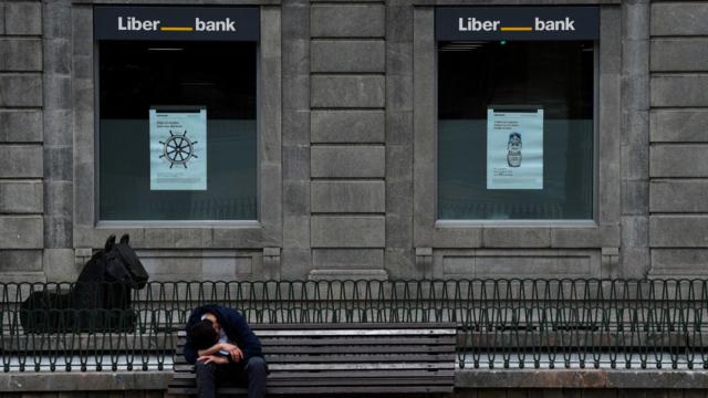 Sede de Liberbank en Oviedo.