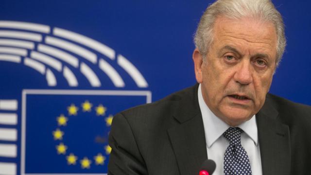 El comisario de Interior, Dimitris Avramopoulos