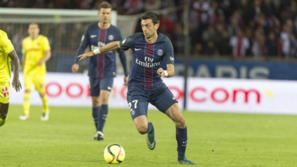 Pastore, con el PSG. Foto: psg.fr