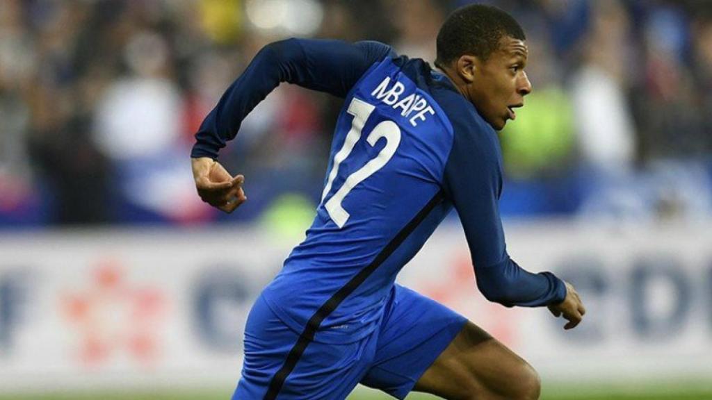 Mbappé, con Francia   Foto: Twitter (@equipedefrance)