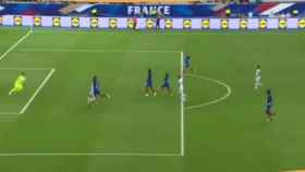 Penalti pitado a Varane en el Francia Inglaterra