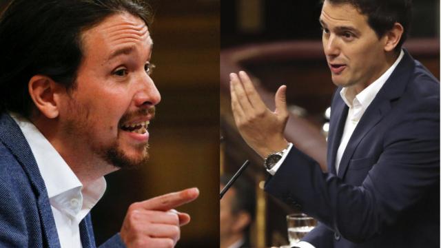 Pablo Iglesias y Albert Rivera.