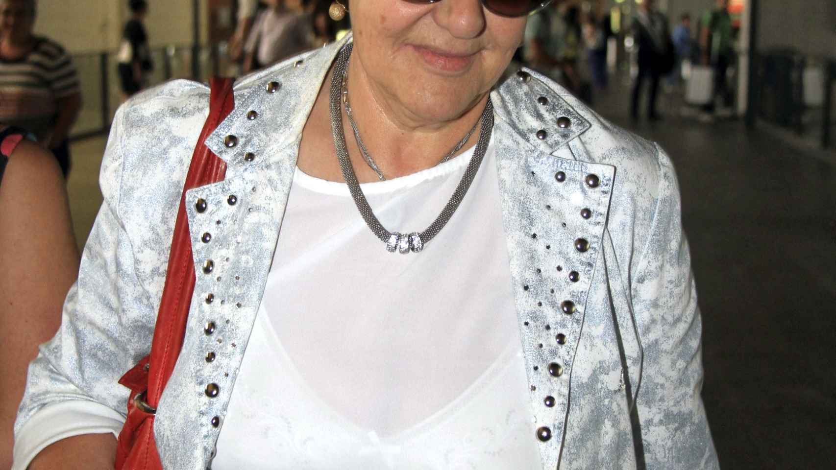 Carmen Bazán en la pasada feria taurina de Arcos de la Frontera.