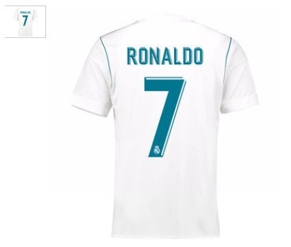 La tipografía de la nueva camiseta del Real Madrid