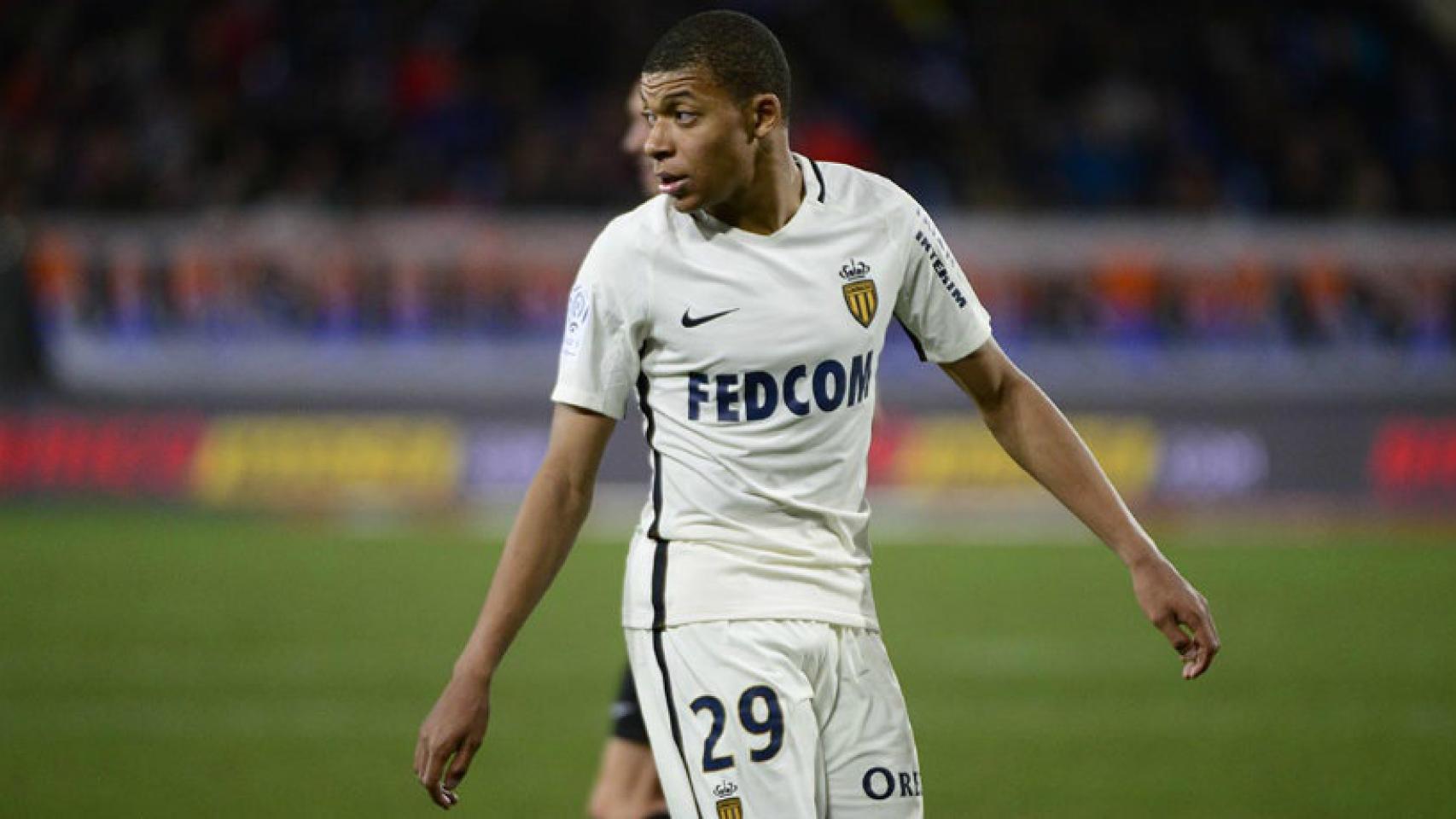 Mbappé, con el Mónaco. Foto: asmonaco.com