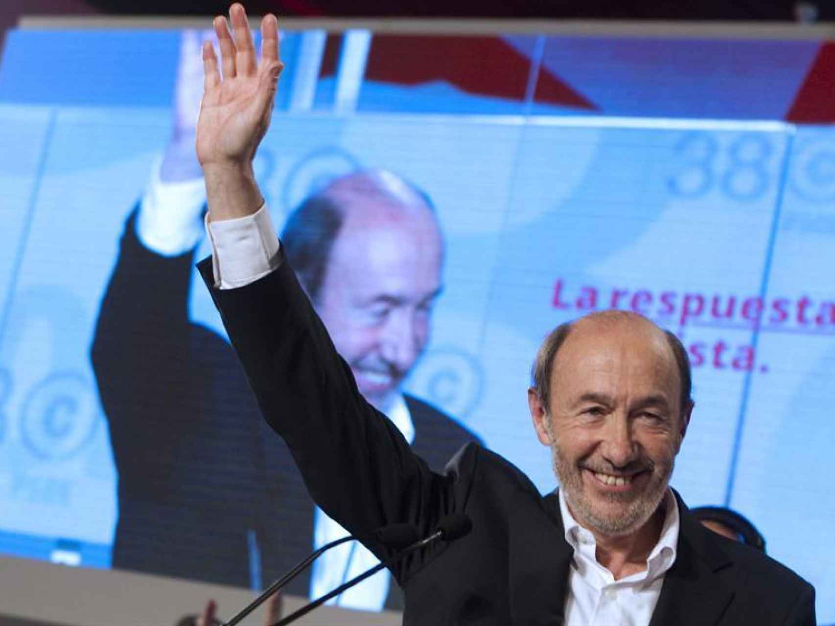 Alfredo Pérez Rubalcaba llegó al poder tras la derrota en las elecciones generales de 2012