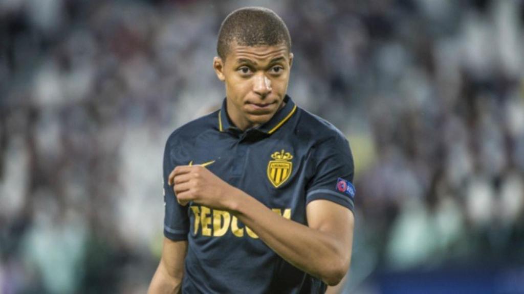 Mbappé, con el Mónaco. Foto asmonaco.com