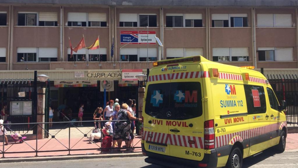 El SUMMA tuvo que acudir al Colegio Iplacea de Alcalá.