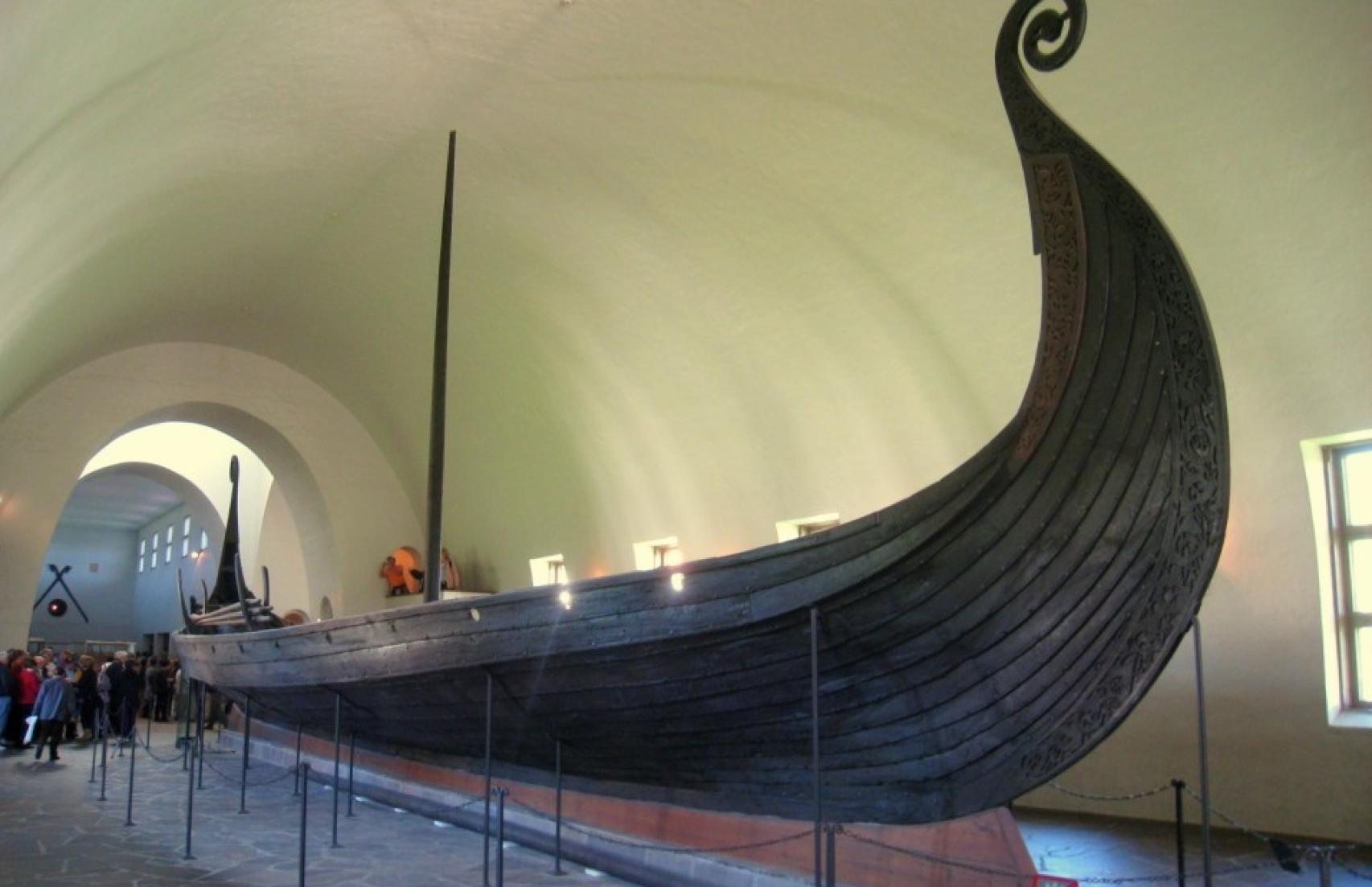 Una embarcación vikinga.