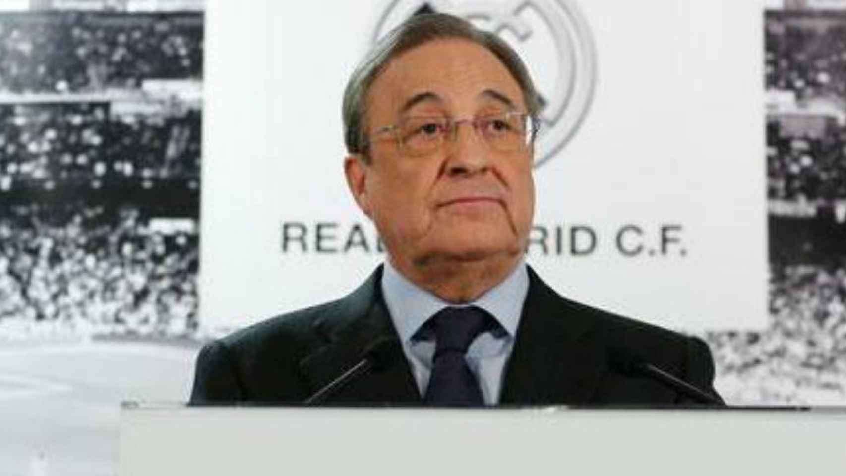 Florentino Pérez en un acto del Real Madrid