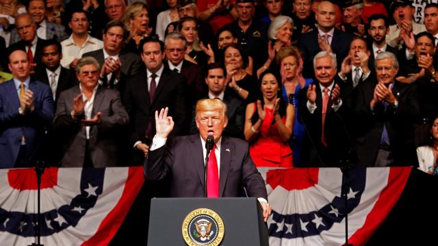 Trump, durante un acto en Miami