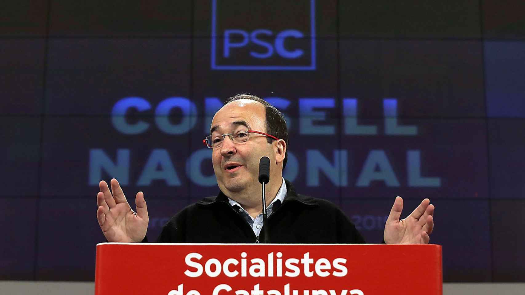 Miquel Iceta, líder de los socialistas catalanes.