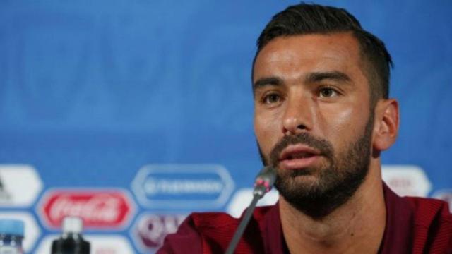 Rui Patrício en rueda de prensa. Foto. Rui Patrício. Foto. fpf.pt