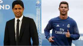 Nasser Al-Khelaïf y Cristiano Ronaldo