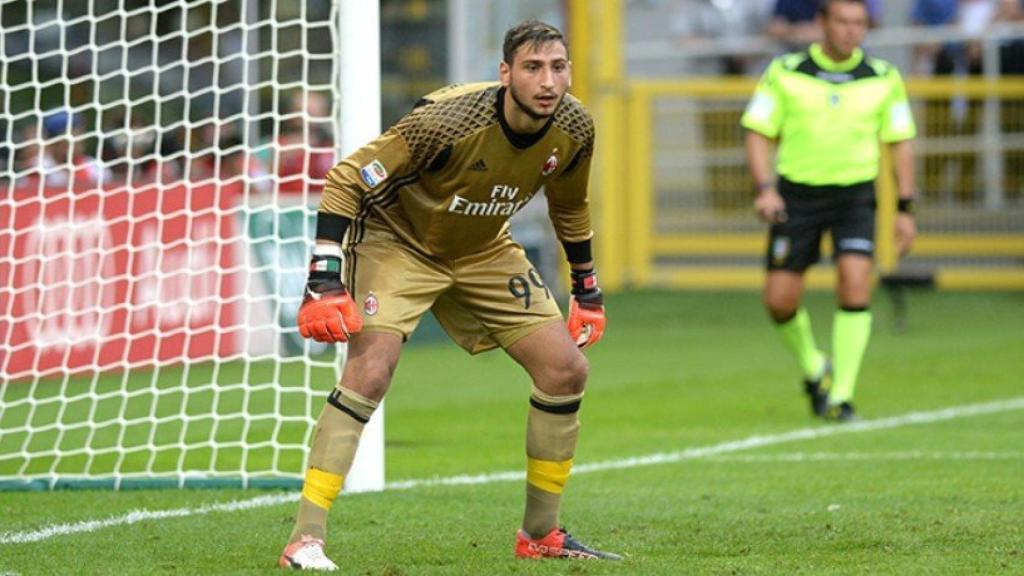 Donnarumma, en un partido con el Milan   Foto: acmilan.com