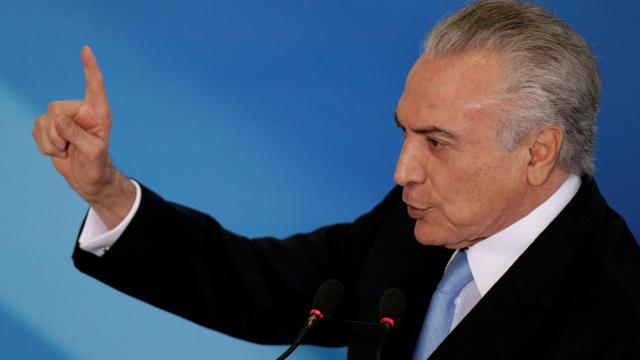 Michel Temer, presidente de Brasil