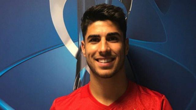 Asensio tras su hat trick ante Macedonia   Foto: Twitter (@marcoasensio10)