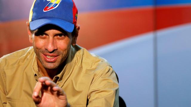 El líder opositor Henrique Capriles.