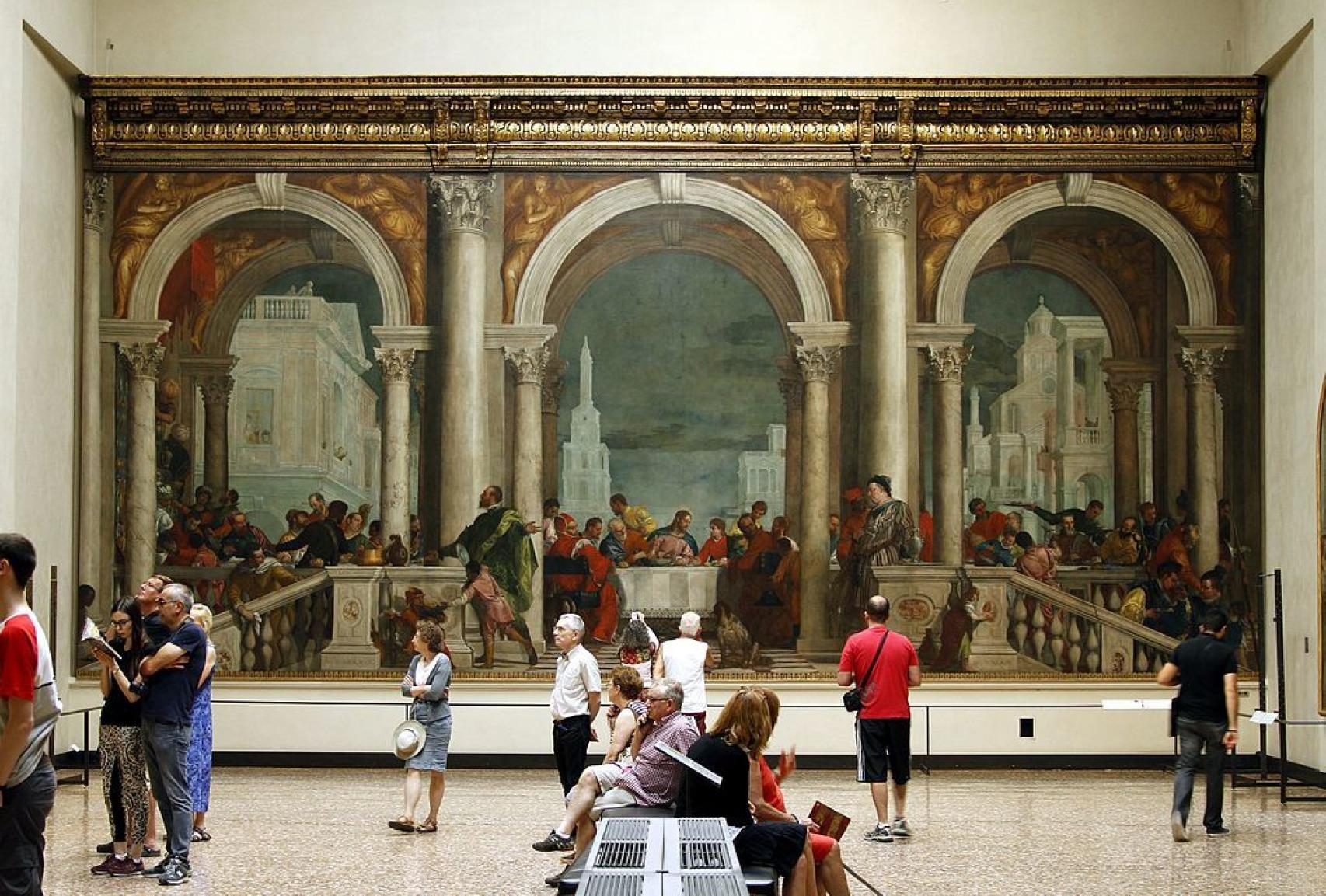 La última cena de Paolo Veronese o Cena en la casa de Levi.