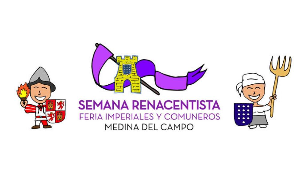 logoconpersonajes semana renacentista medina del campo