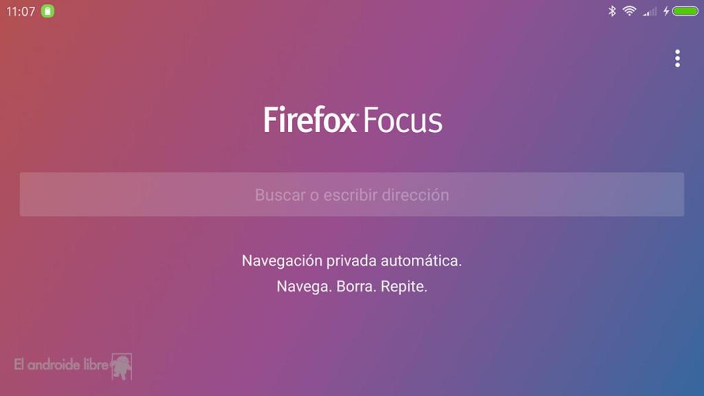 Firefox Focus, un navegador web para Android centrado en la privacidad