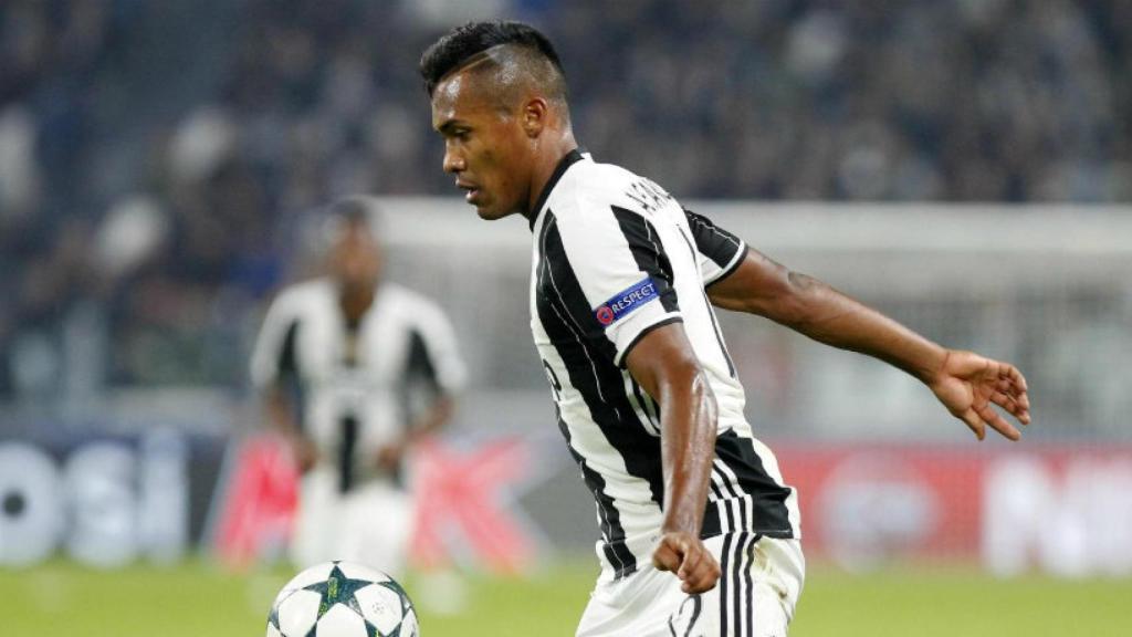 Alex Sandro, en un partido con la Juventus. Foto. juventus.com